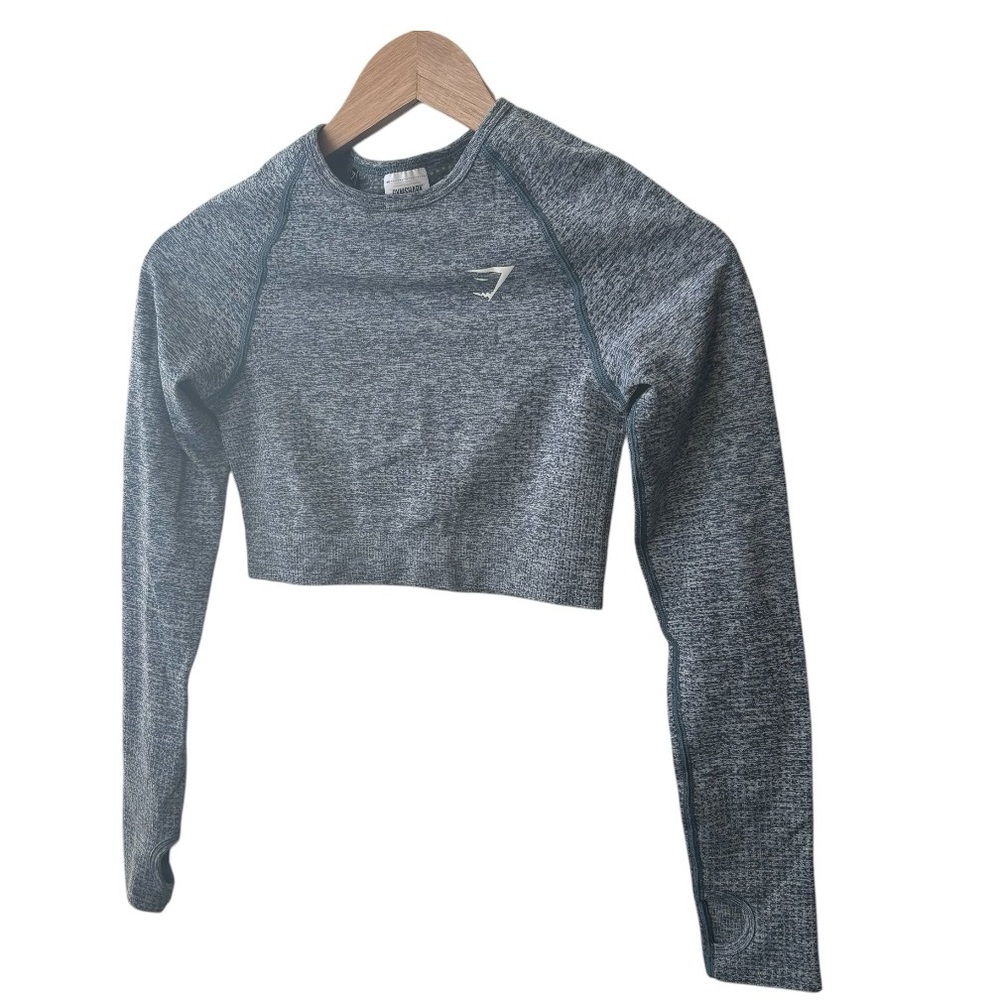 Gymshark Vital Seamless Longsleeved Crop -S